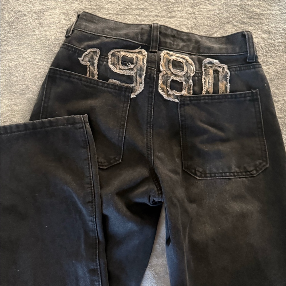 T.J.Maxx Black Women's Jeans with Embroidered Detail